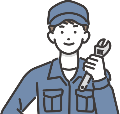 男性の社員のイラスト