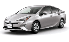 中型クラスハイブリッドの車の写真